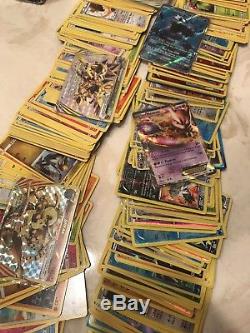 Pokemon Card Lot Of Over 300 Cards, Including 120+ Holo, Rare, Ultra Rare Ex