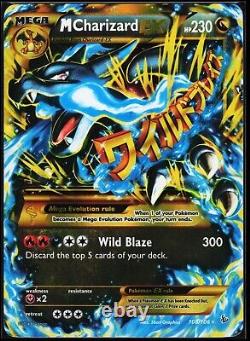 Pokemon Card M Charizard EX XY Flashfire 108/106 Secret Rare