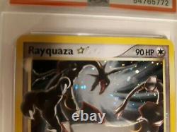 Pokemon Card PSA 8 NM-MT Gold Star Rayquaza EX Deoxys Ultra Rare Holo 107/107