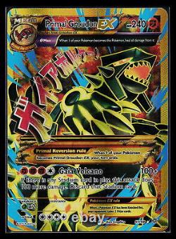 Pokemon Card Primal Groudon EX XY Ancient Origins 97/98 Ultra Rare Full Art