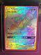Pokemon Card Reshiram & Charizard Gx Secret / Rainbow Rare #217 Sm Ub Mint