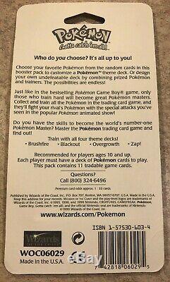 Pokemon Card Shadowless Art Base Set Booster Blister Pack Ultra Rare/Charizard