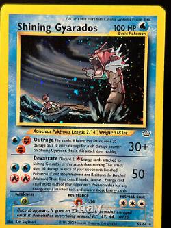 Pokemon Card Shining Gyarados Neo Revelation 65/64 HOLO Secret Rare