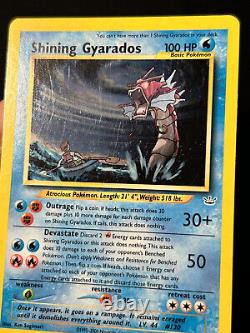 Pokemon Card Shining Gyarados Neo Revelation 65/64 HOLO Secret Rare