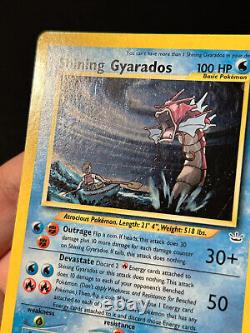 Pokemon Card Shining Gyarados Neo Revelation 65/64 HOLO Secret Rare