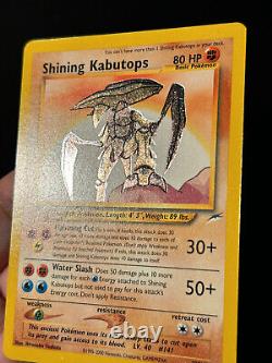Pokemon Card Shining Kabutops Neo Destiny 108/105 Secret Rare