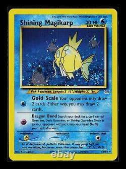 Pokemon Card Shining Magikarp Neo Revelation Holo 66/64 Secret Rare SWIRL