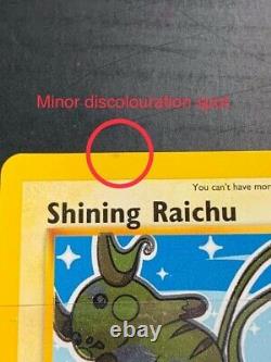 Pokemon Card Shining Raichu 111/105 Neo Destiny Holo Rare