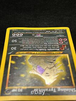 Pokemon Card Shining Tyranitar Neo Destiny 113/105 Holo Secret Rare