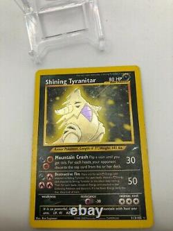 Pokémon Card Shining Tyranitar (Secret Rare) 113/105 LP Neo Destiny