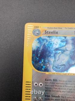 Pokemon Card Steelix H23/H32 Aquapolis Holo Rare WOTC Vintage Set SWIRL! LP+