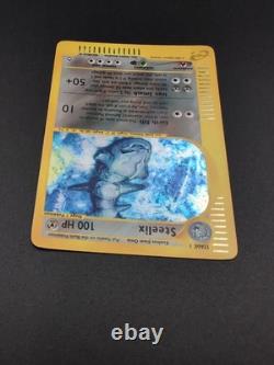 Pokemon Card Steelix H23/H32 Aquapolis Holo Rare WOTC Vintage Set SWIRL! LP+