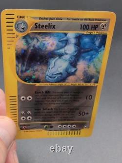 Pokemon Card Steelix H23/H32 Aquapolis Holo Rare WOTC Vintage Set SWIRL! LP+