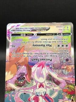 Pokemon Card Sylveon VMAX (Alternate Art Secret Rare) Evolving Skies 212/203