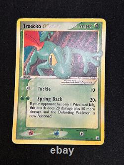 Pokemon Card Treecko Gold Star EX Team Rocket Returns 109/109 Holo Rare SWIRL