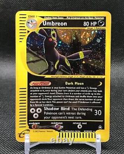 Pokemon Card Umbreon Aquapolis H29/H32 Holo Rare 2002
