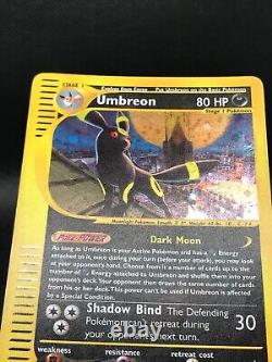 Pokemon Card Umbreon Aquapolis H29/H32 Holo Rare 2002