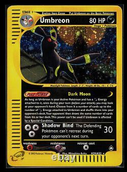 Pokemon Card Umbreon Aquapolis H29/H32 Holo Rare SWIRL