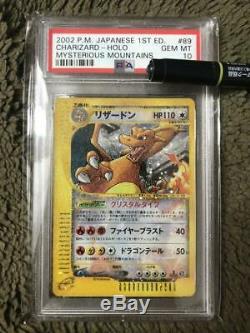 Pokemon Card e Charizard Crystal Type Rare 1st EDITION PSA 10 GEM MINT
