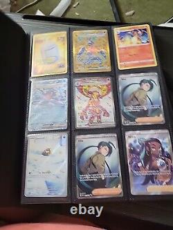 Pokemon Cards Binder Collection Charizard Pikachu V Max V Holo Rare Revers