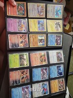 Pokemon Cards Binder Collection Charizard Pikachu V Max V Holo Rare Revers