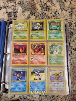 Pokemon Cards Collection 355 Cards! Binder WOTC RARE 1996 1998 1999 2000 Vintage