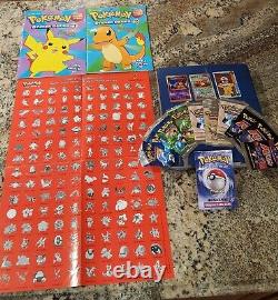 Pokemon Cards Collection 355 Cards! Binder WOTC RARE 1996 1998 1999 2000 Vintage