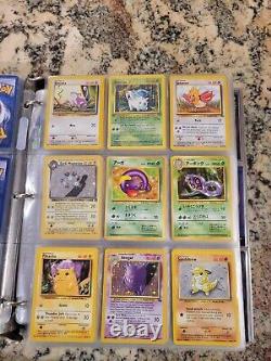 Pokemon Cards Collection 355 Cards! Binder WOTC RARE 1996 1998 1999 2000 Vintage