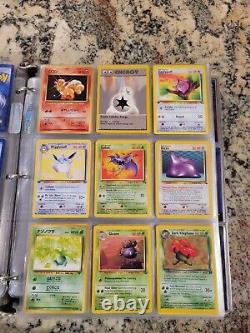 Pokemon Cards Collection 355 Cards! Binder WOTC RARE 1996 1998 1999 2000 Vintage