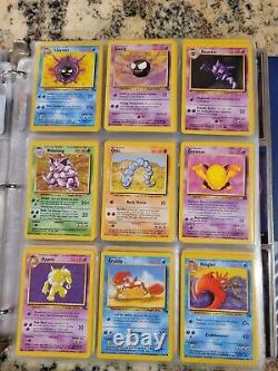 Pokemon Cards Collection 355 Cards! Binder WOTC RARE 1996 1998 1999 2000 Vintage