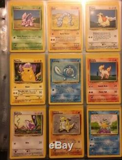 Pokemon Cards Complete Base Set Charizard Vintage 100/102 Holographic Rares