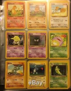 Pokemon Cards Complete Base Set No Charizard Vintage 101/102 Holographic Rares