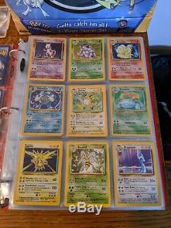 Pokemon Cards Complete Base Set Original 102/102 NM