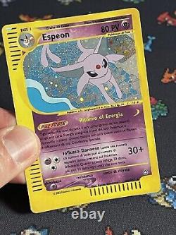 Pokémon Cards Espeon H9/H32 Holo Rare Aquapolis ITALIAN (MP)