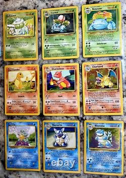 Pokemon Cards Original 151 Set Complete Vintage/ Charizard, Blastoise, Venusaur