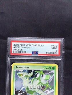 Pokemon Cards Platinum Arceus Rare Holo Arceus AR2 PSA 9