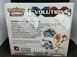 Pokémon Cards SEALED EVOLUTIONS Booster Box MINT No Dents IN ACRYLIC CASE