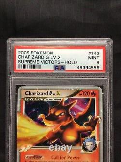 Pokemon Cards Supreme Victors Rare Holo Charizard G LV. X 143/147 PSA 9