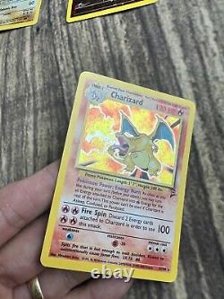 Pokemon Cards VINTAGE Rare Collection CHARIZARD Holo WOTC 1999 Era UNIQUE Lot