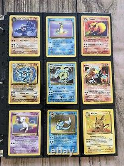 Pokemon Cards VINTAGE Rare Collection binder Holo WOTC 1999 Era PREMIUM Lot