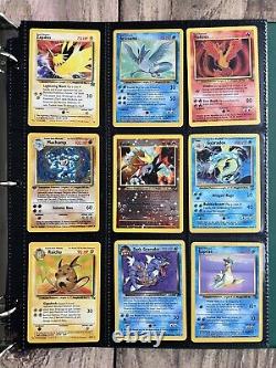 Pokemon Cards VINTAGE Rare Collection binder Holo WOTC 1999 Era PREMIUM Lot