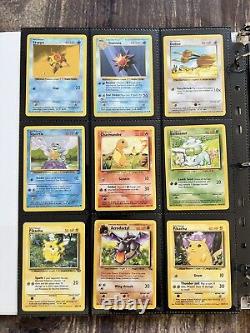 Pokemon Cards VINTAGE Rare Collection binder Holo WOTC 1999 Era PREMIUM Lot