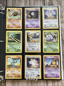 Pokemon Cards VINTAGE Rare Collection binder Holo WOTC 1999 Era PREMIUM Lot