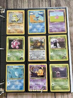 Pokemon Cards VINTAGE Rare Collection binder Holo WOTC 1999 Era PREMIUM Lot