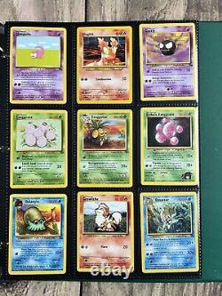 Pokemon Cards VINTAGE Rare Collection binder Holo WOTC 1999 Era PREMIUM Lot