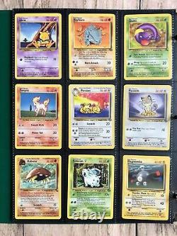 Pokemon Cards VINTAGE Rare Collection binder Holo WOTC 1999 Era PREMIUM Lot