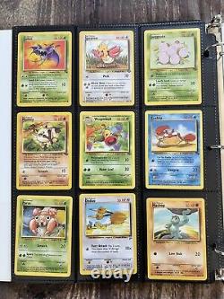 Pokemon Cards VINTAGE Rare Collection binder Holo WOTC 1999 Era PREMIUM Lot