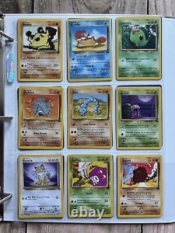 Pokemon Cards VINTAGE Rare Collection binder Holo WOTC 1999 Era ZAPDOS Lot