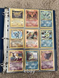 Pokemon Cards VINTAGE Rare Collection lot binder Holo WOTC 1999 Christmas Gift