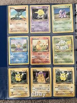 Pokemon Cards VINTAGE Rare Collection lot binder Holo WOTC 1999 Christmas Gift